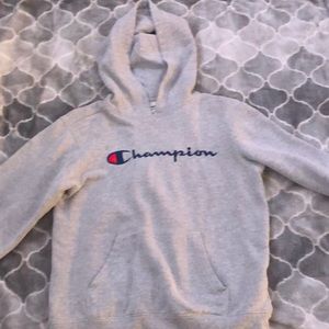 Gray champion hoodie
